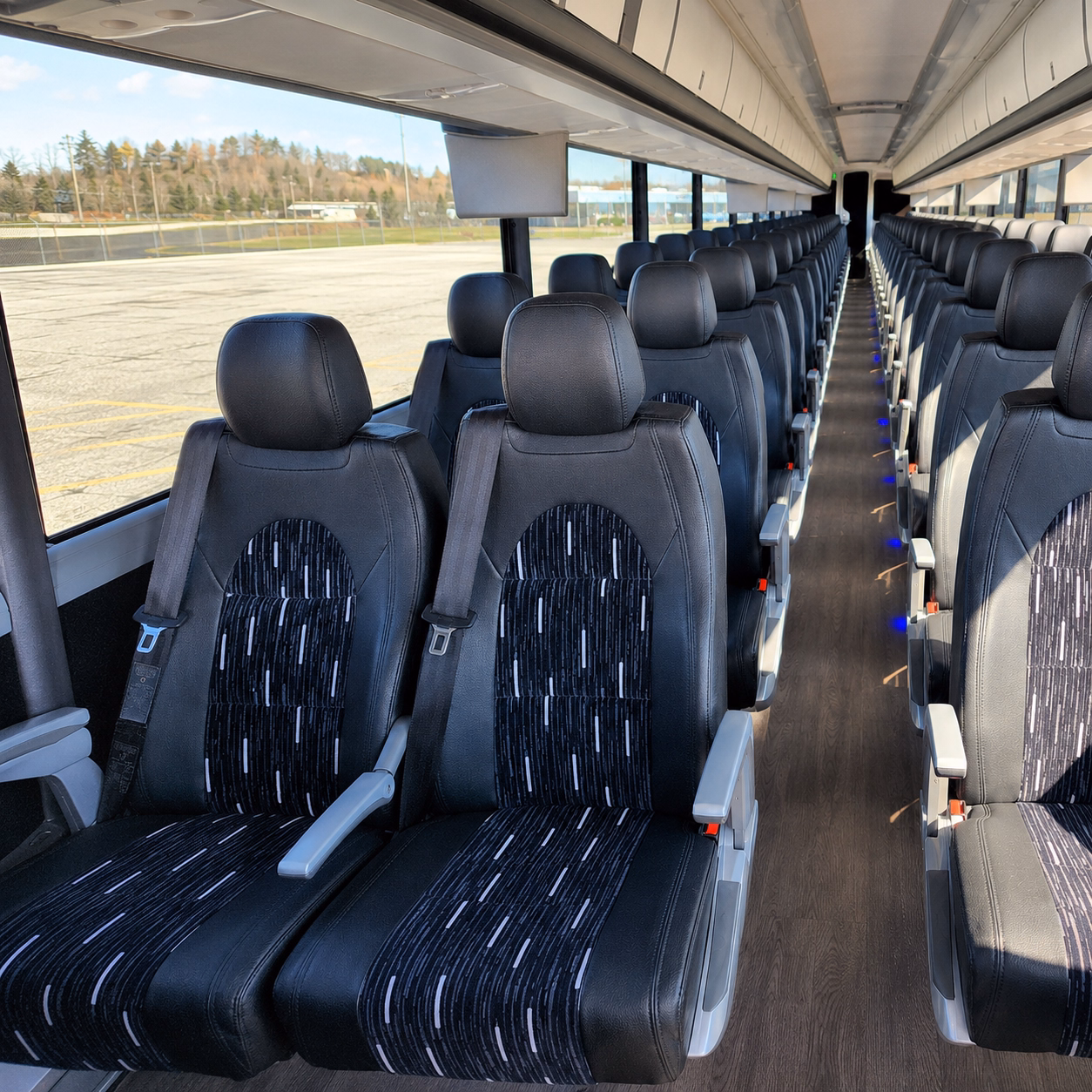 raleigh bus rental service area
